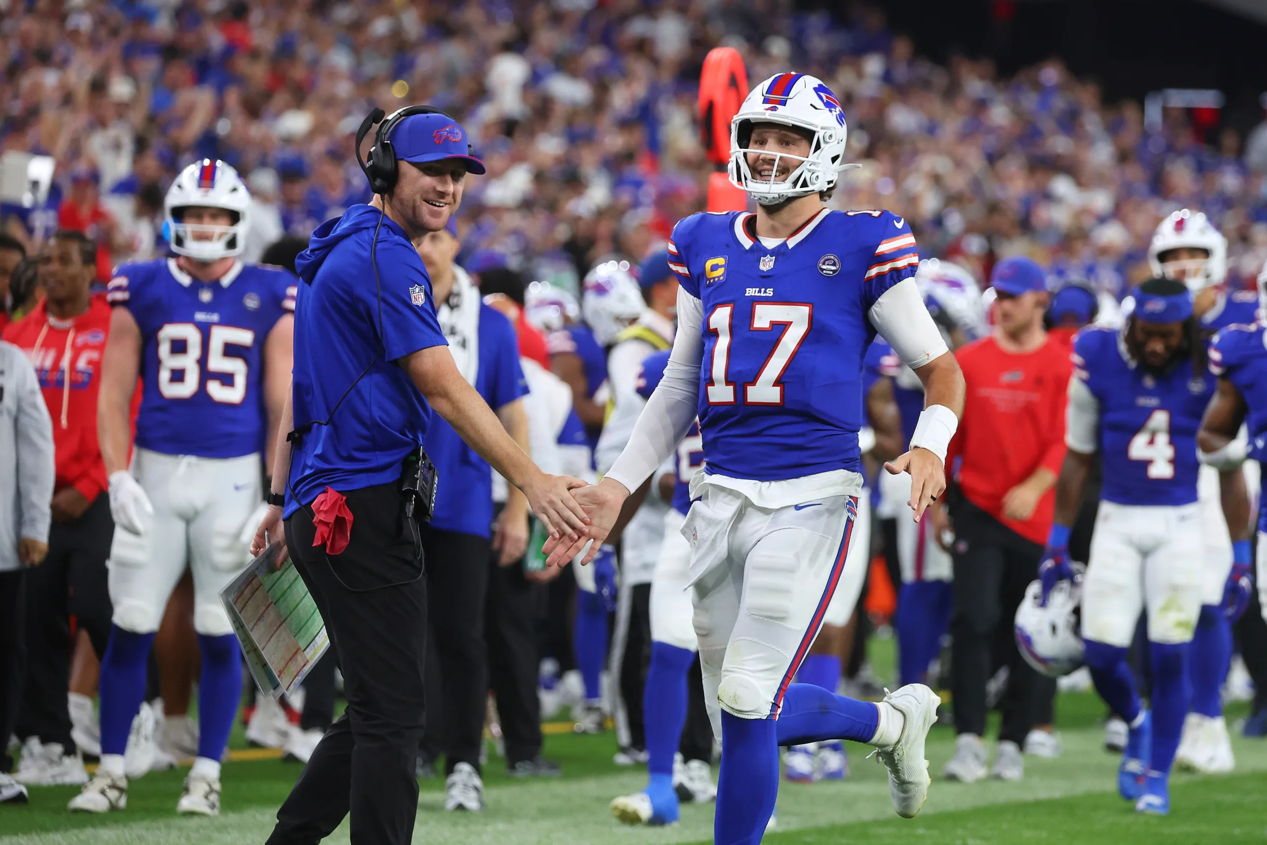 Brady's aggressive approach validated in Allen's production